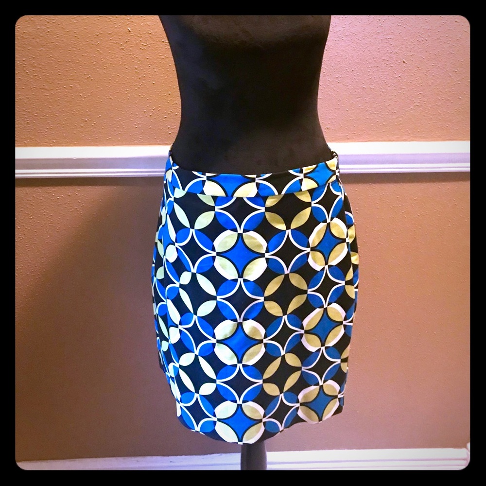 Printed Banana Republic skirt